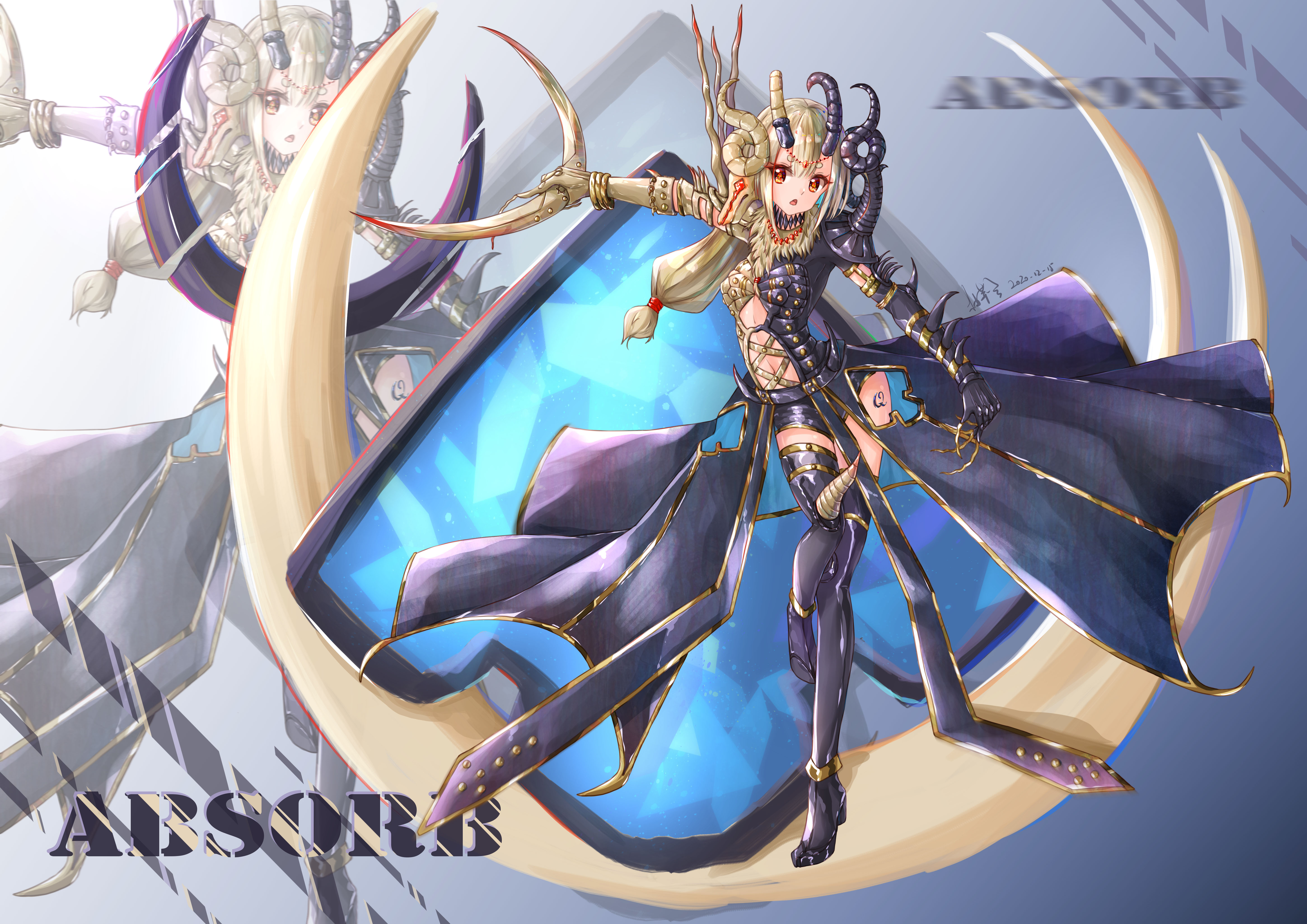 假面骑士Blade黑桃Q娘化