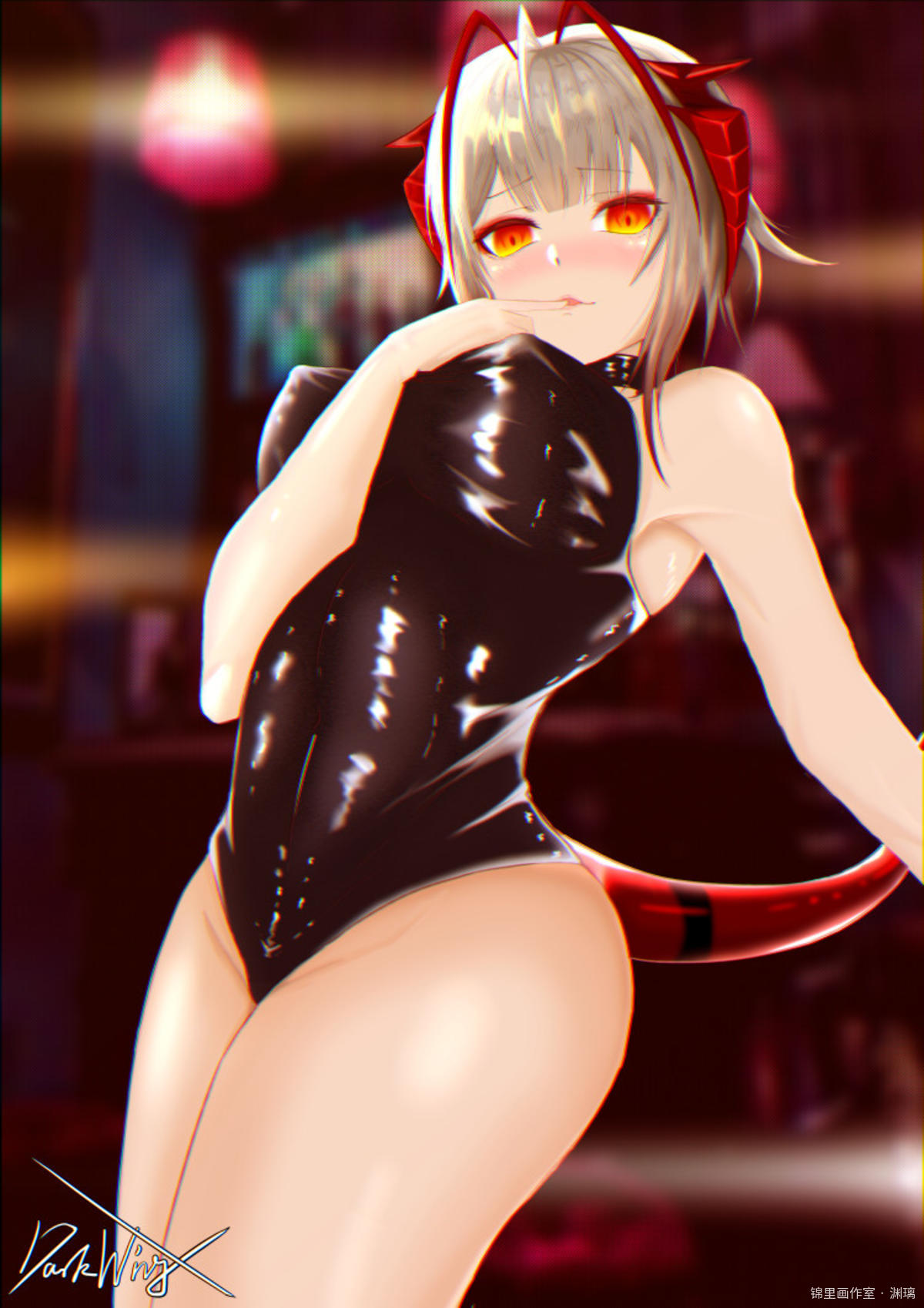 酒吧里的W酱(ฅ>ω<*ฅ)