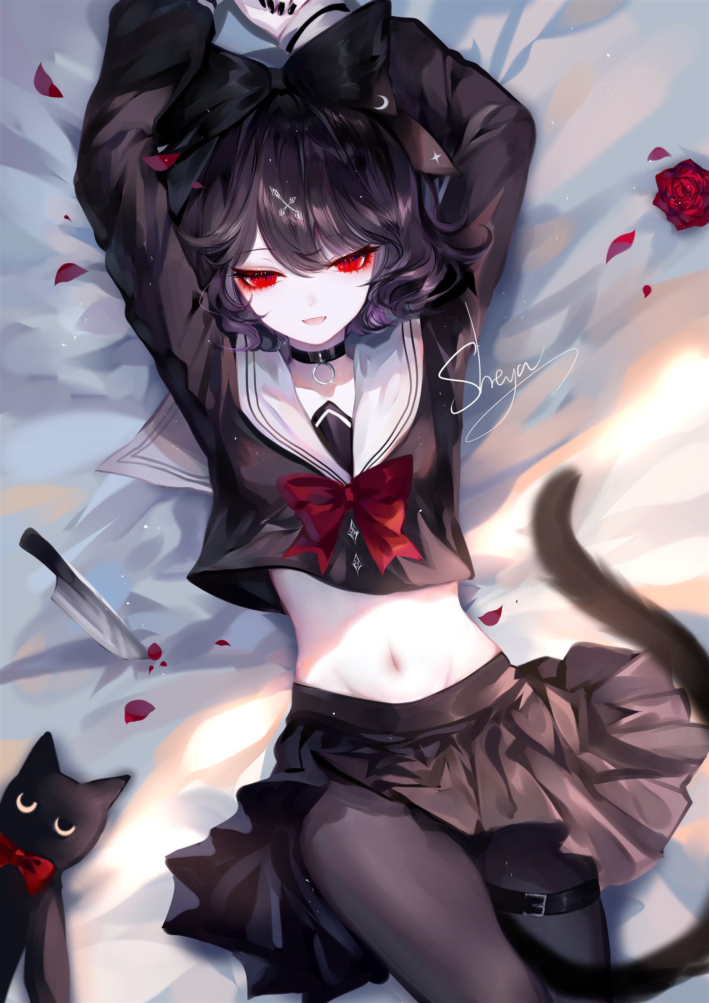 猫猫躺