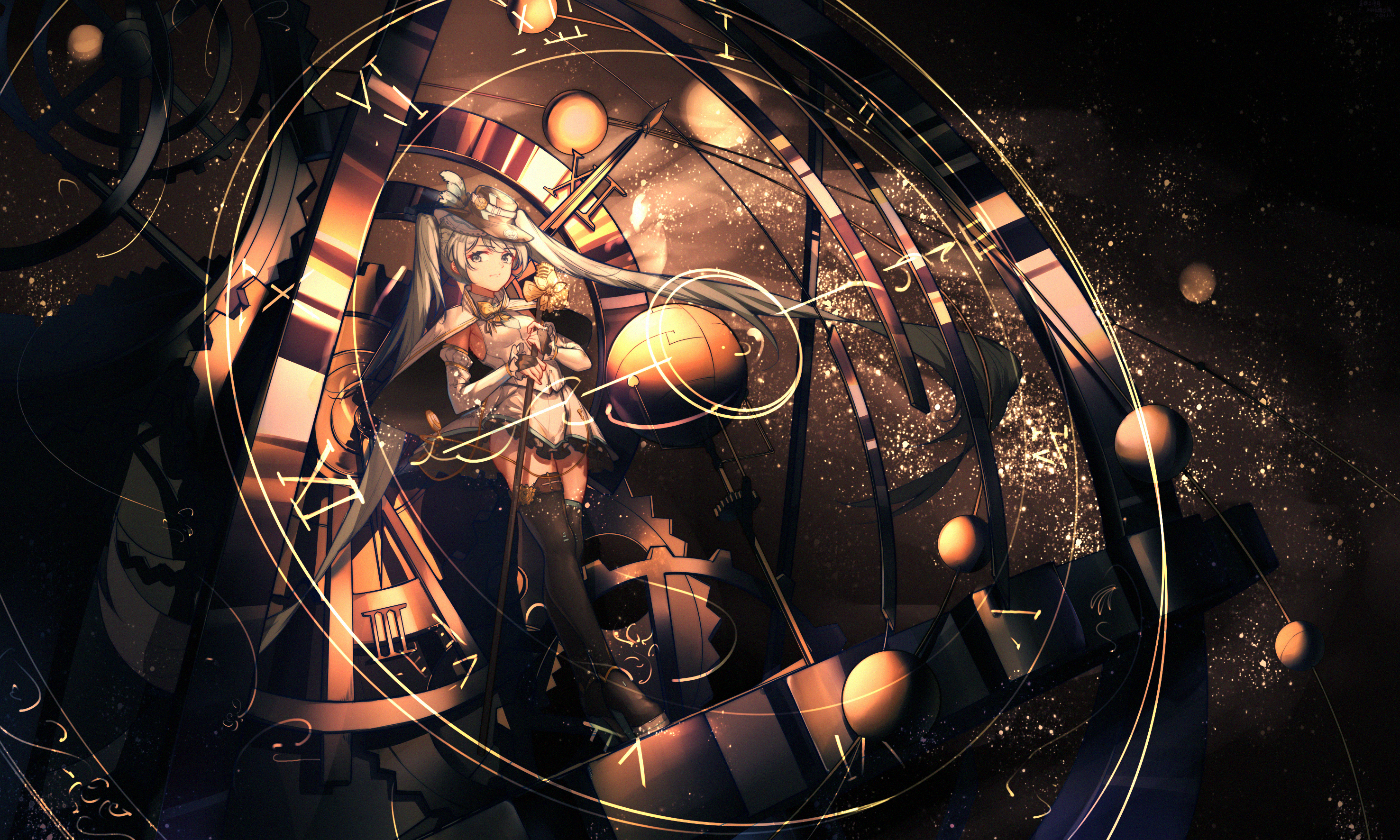 Astrometer clock