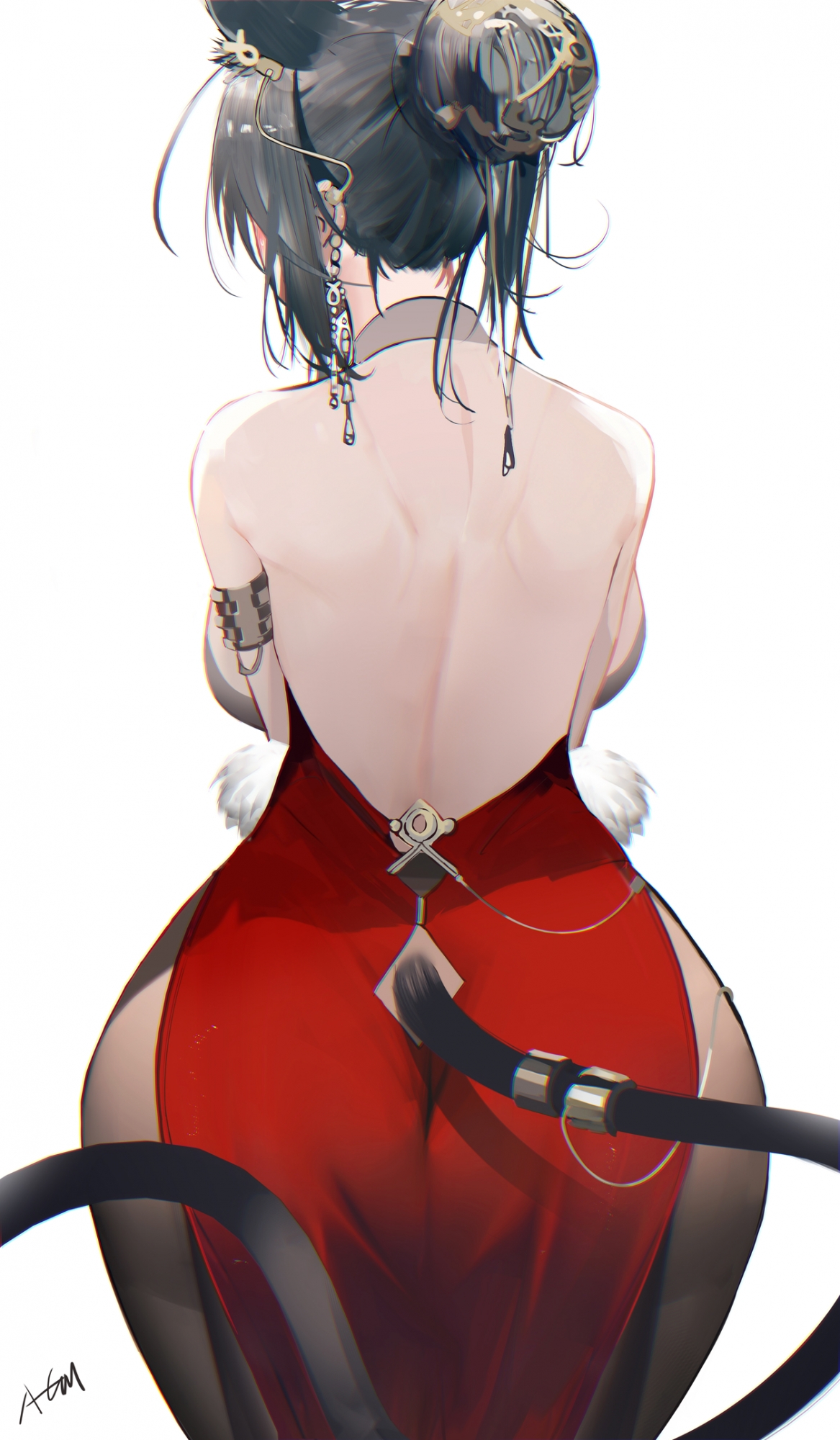 黑了礼服