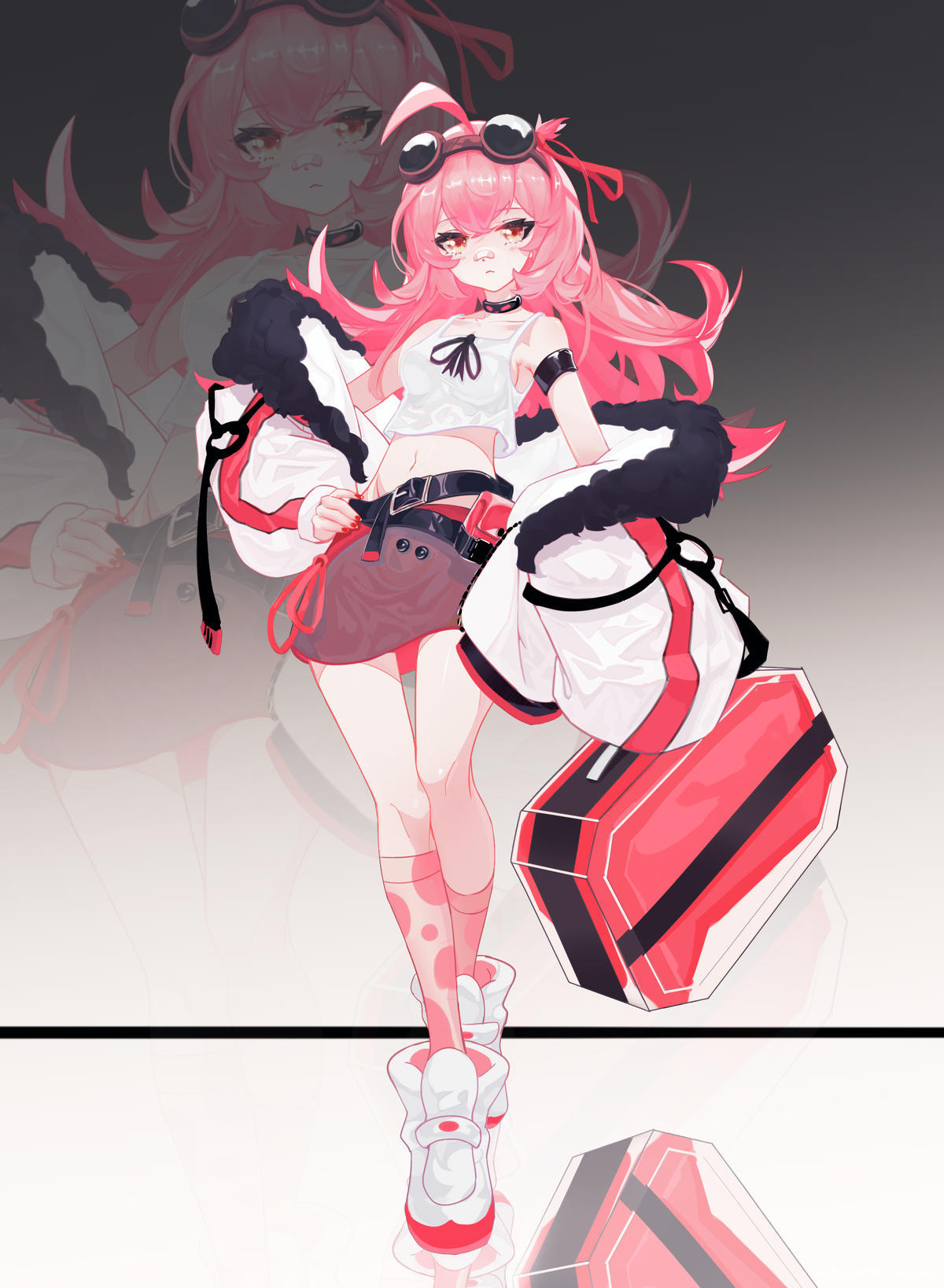 辣眼睛粉发十二指肠美少女
