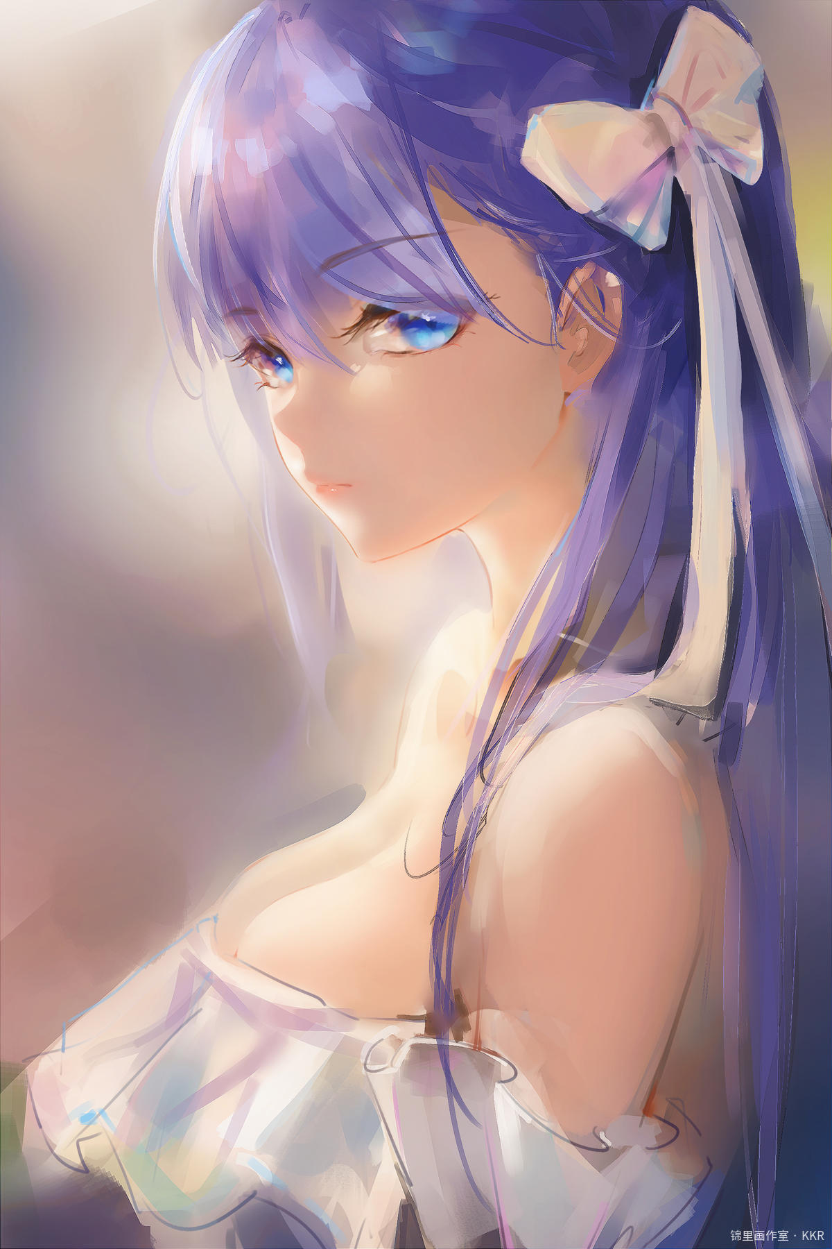 嗯