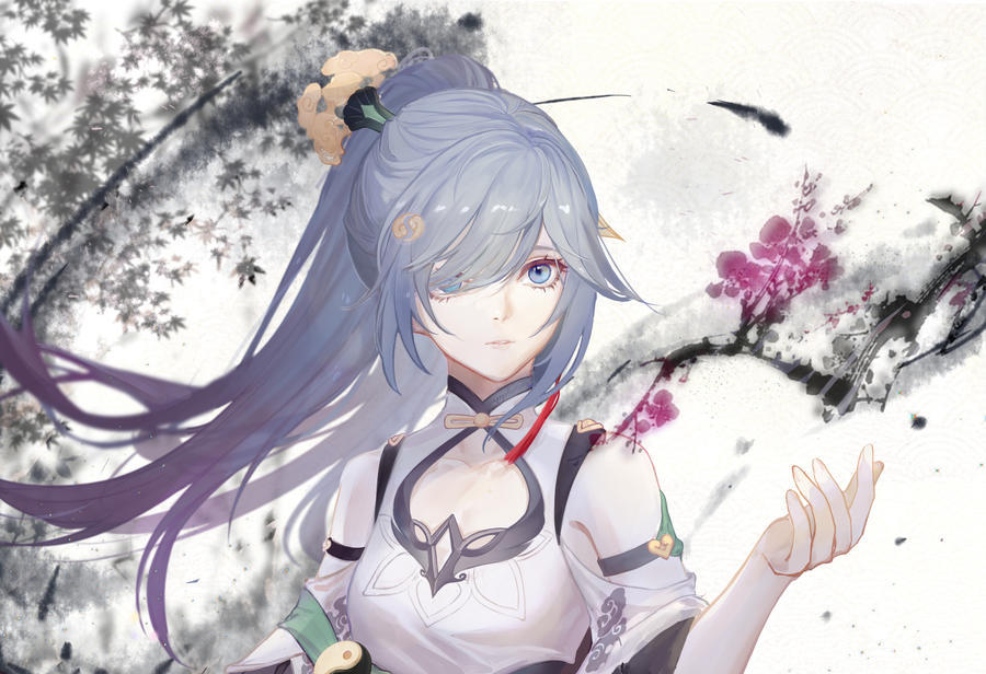 云墨图片插画壁纸画作