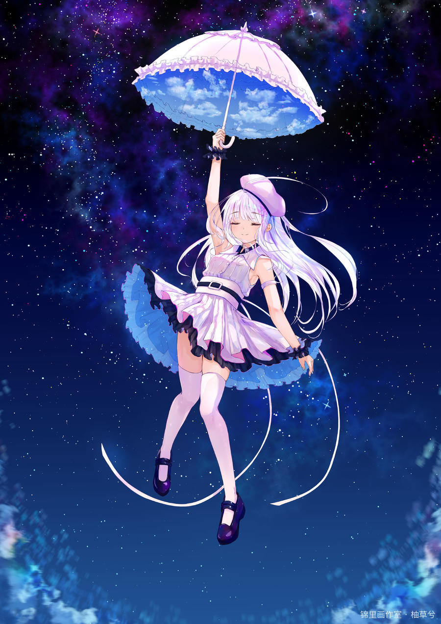 星空图片插画壁纸画作
