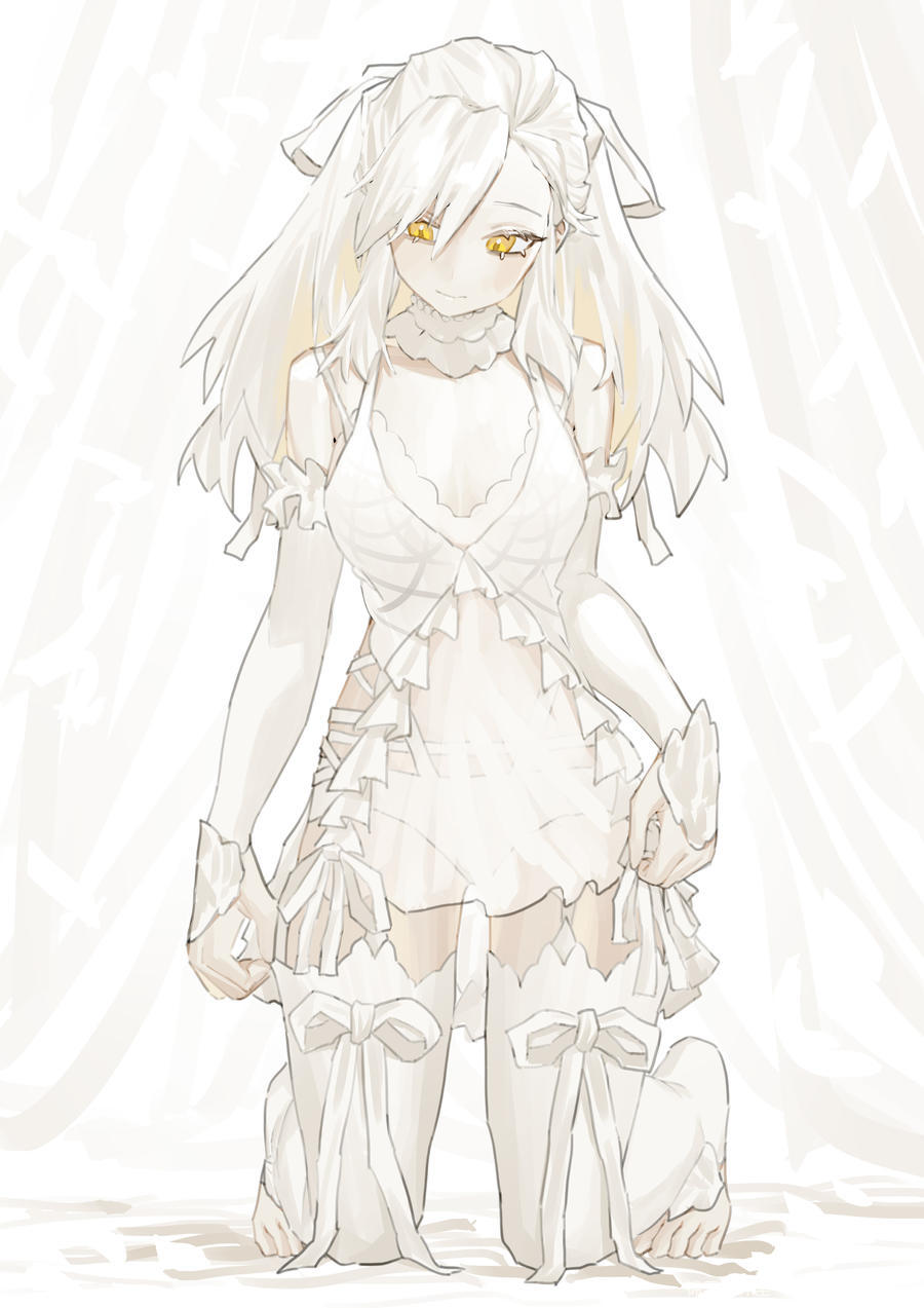 白夜极光图片插画壁纸画作