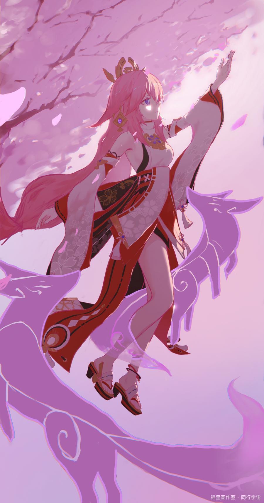八重神子图片插画壁纸画作