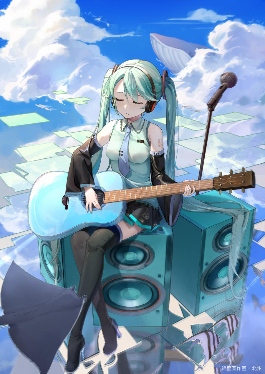 初音图片插画壁纸画作