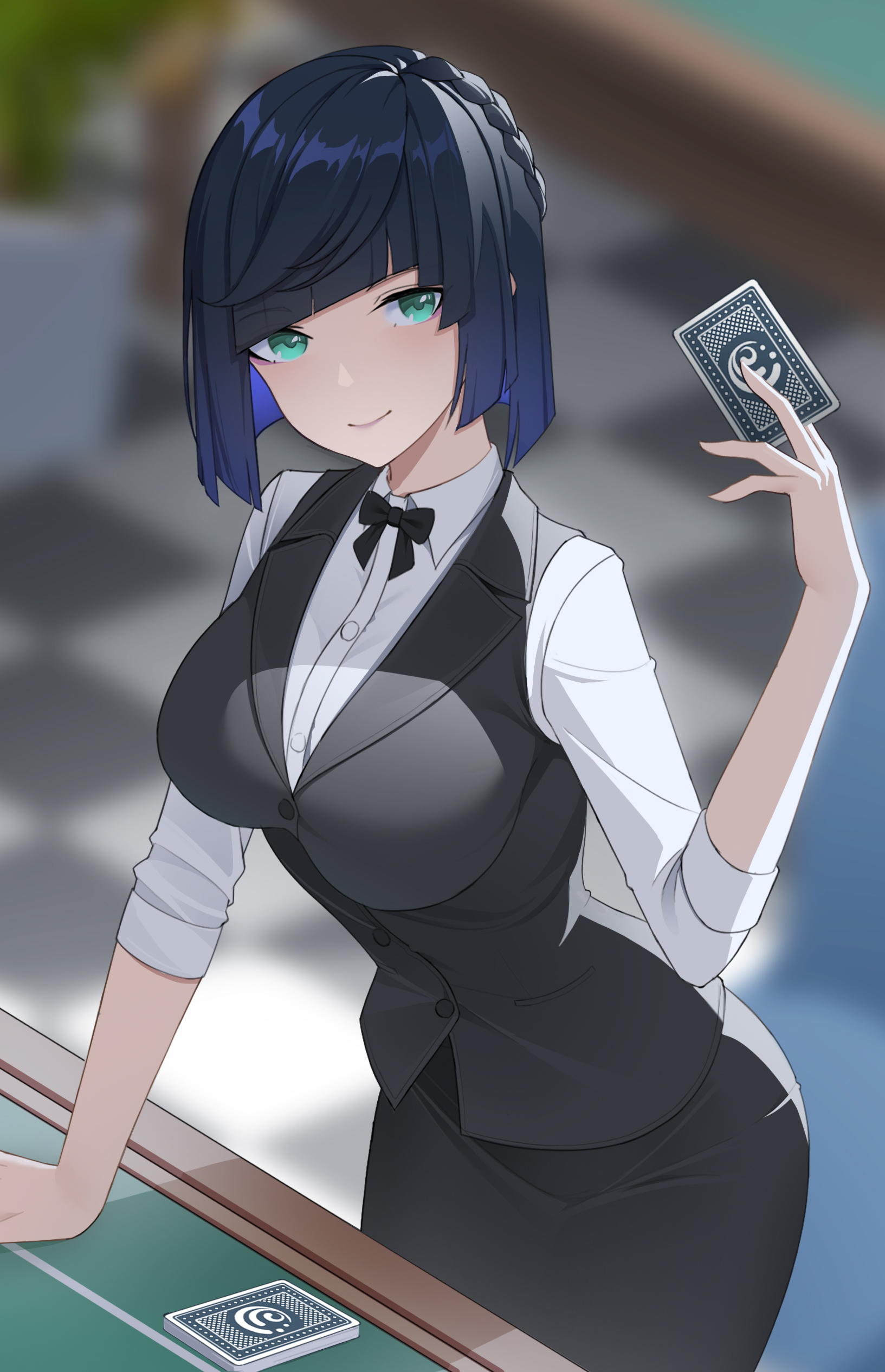性感夜兰，在线发牌