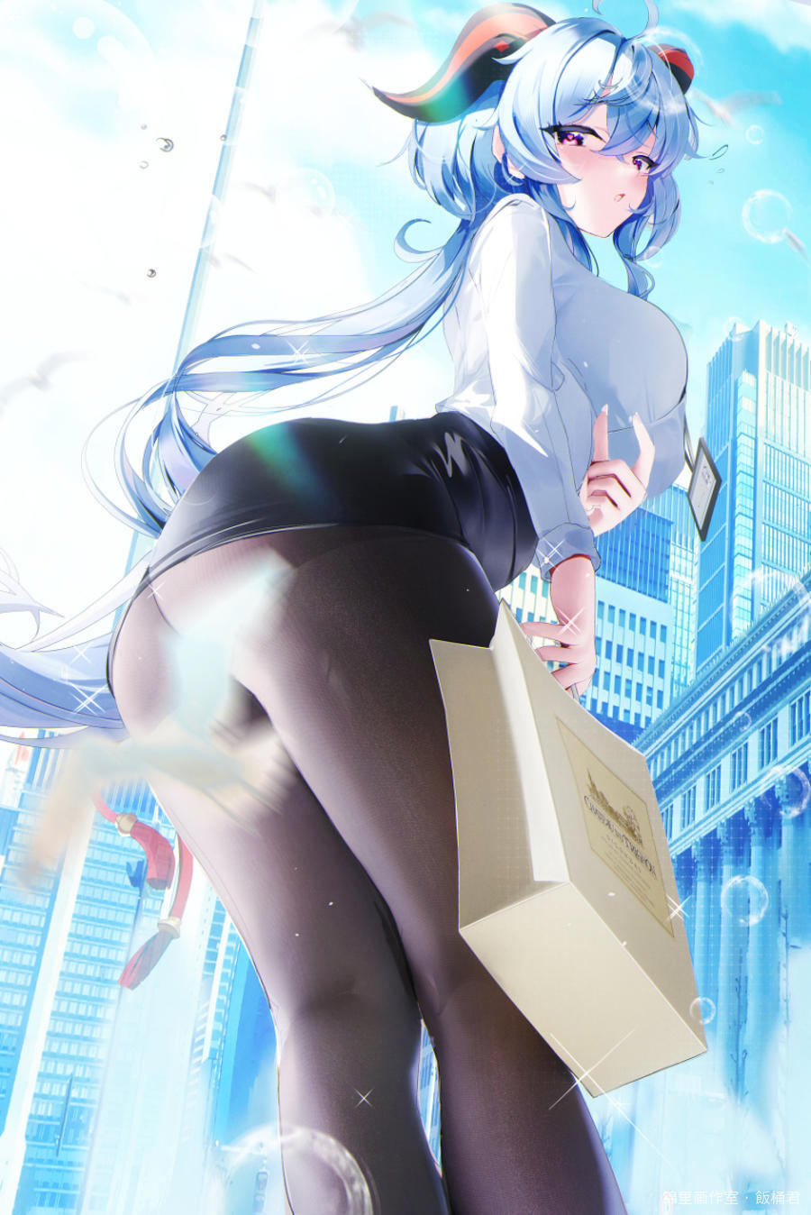 甘雨OL 1图片插画壁纸画作