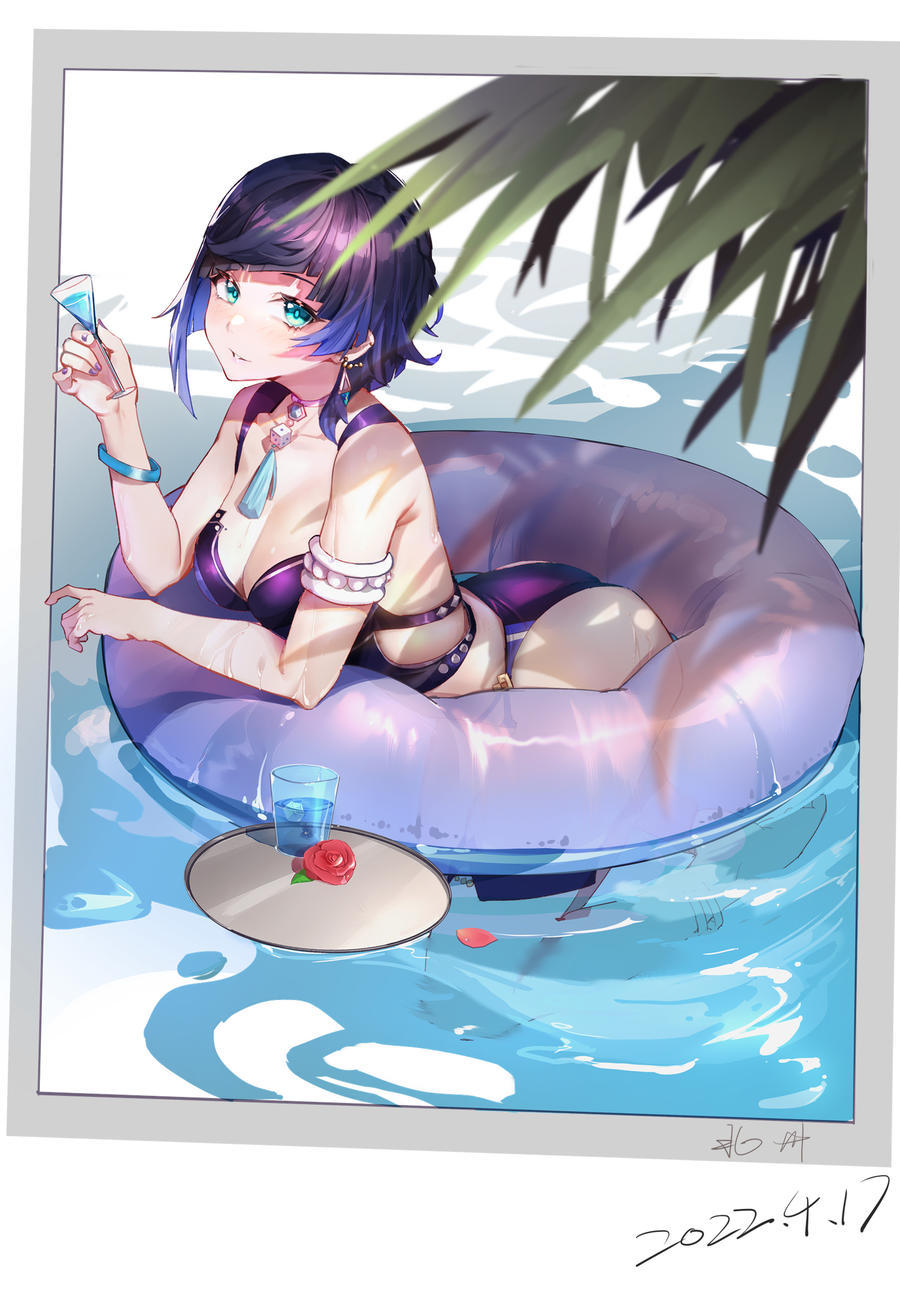 想和姐姐喝一杯吗图片插画壁纸画作