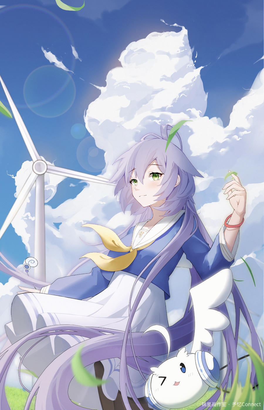 春风图片插画壁纸画作