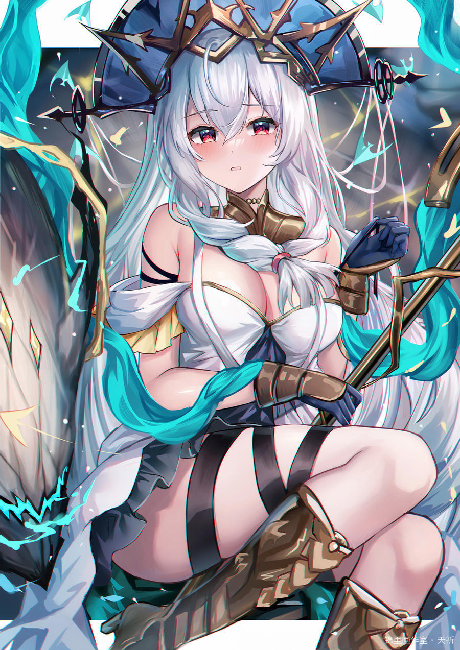 斯卡蒂图片插画壁纸画作