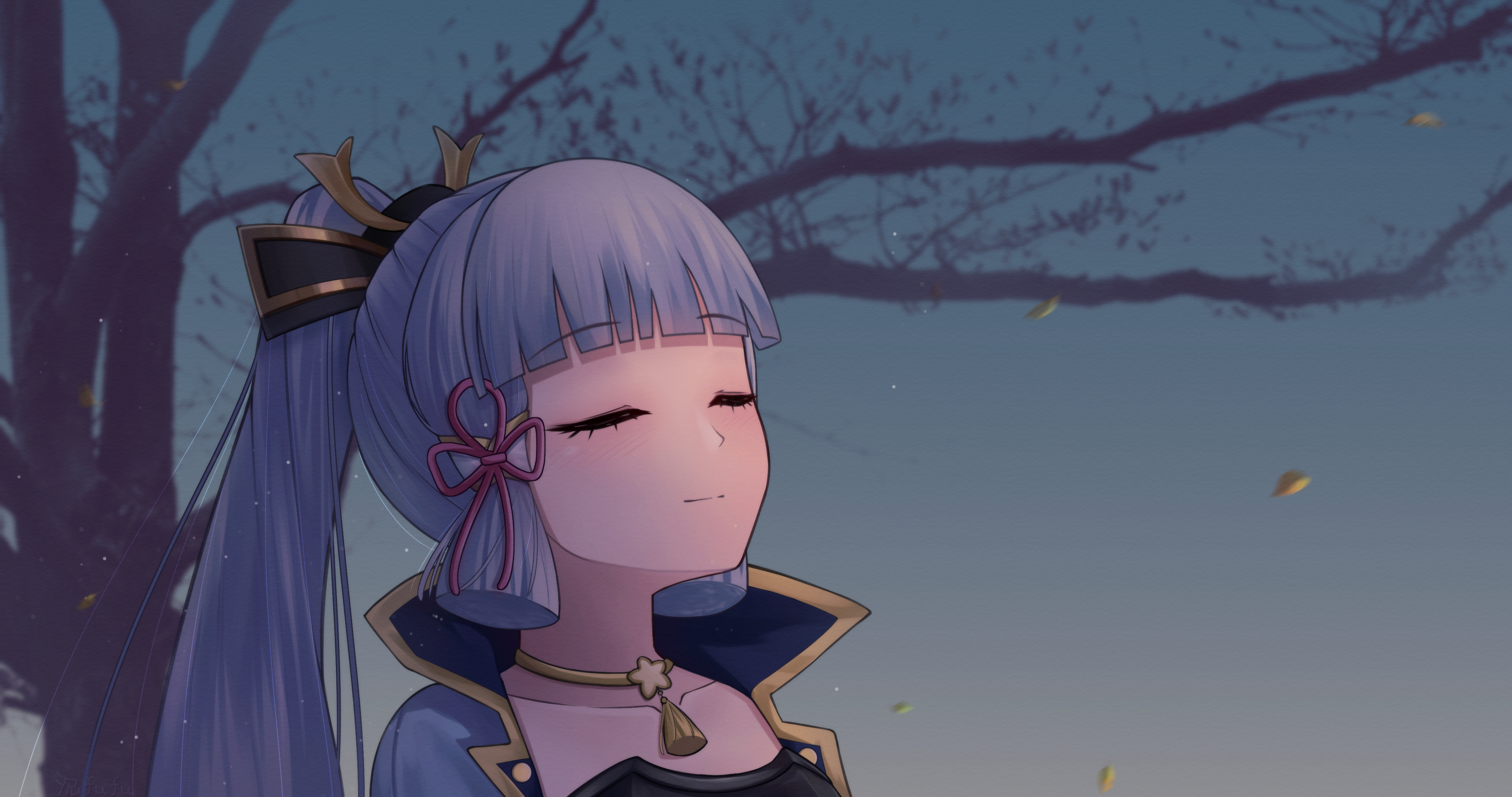 【原神4K】神里绫华，片刻小憩