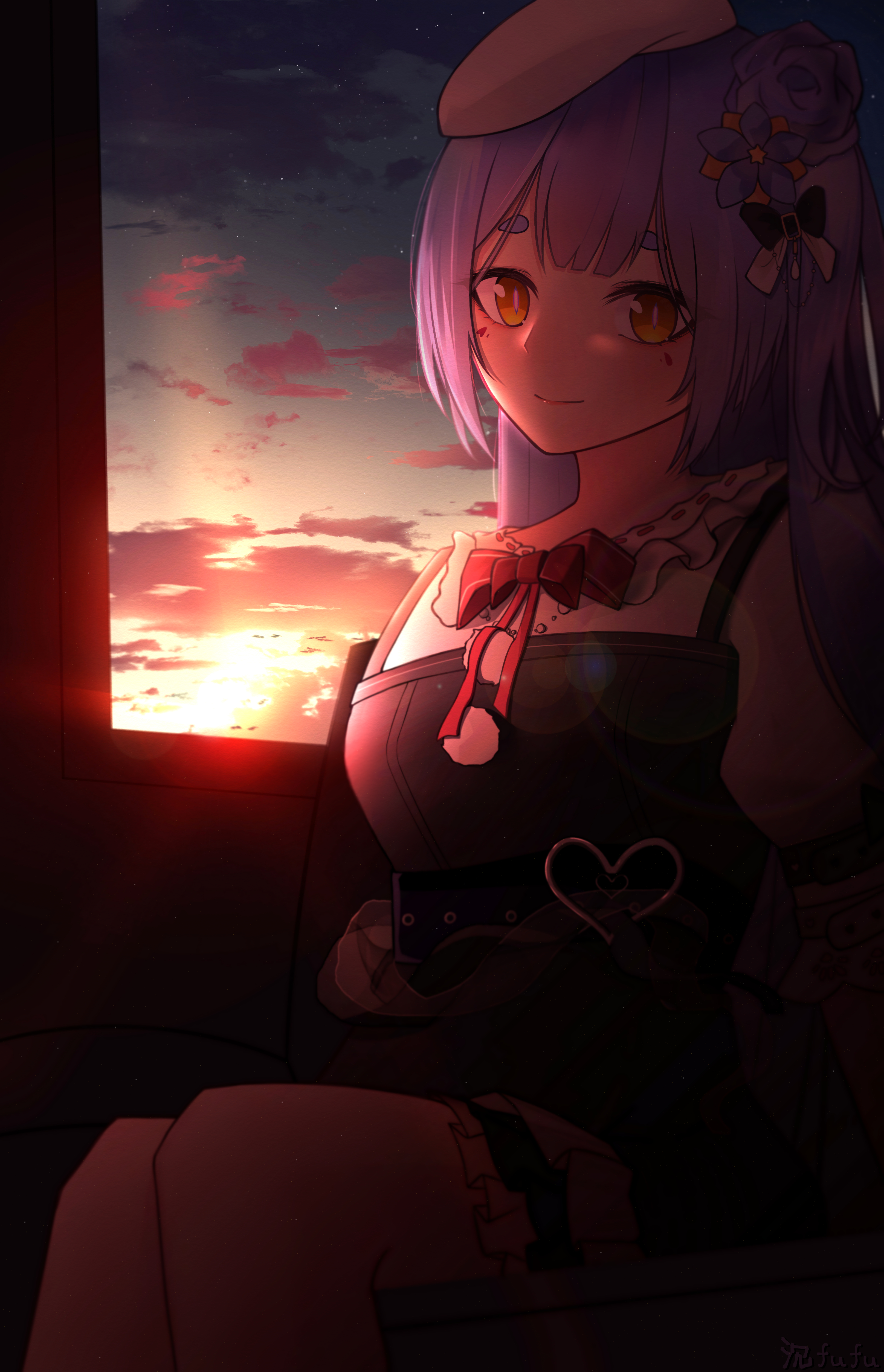 【阿梓4K】花落深眸里  碎满夕阳