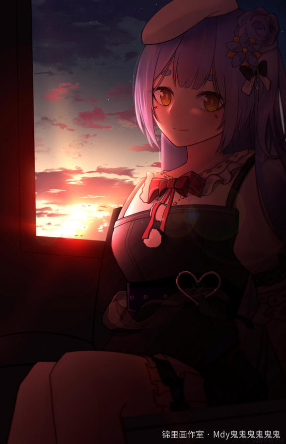 【阿梓4K】花落深眸里  碎满夕阳