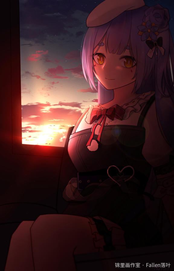 【阿梓4K】花落深眸里  碎满夕阳
