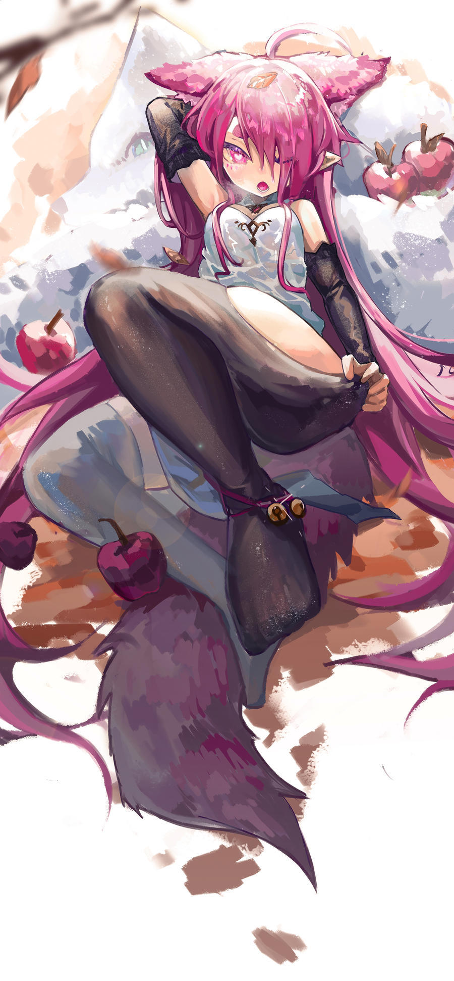 直接进行一个色色的大动作图片插画壁纸画作