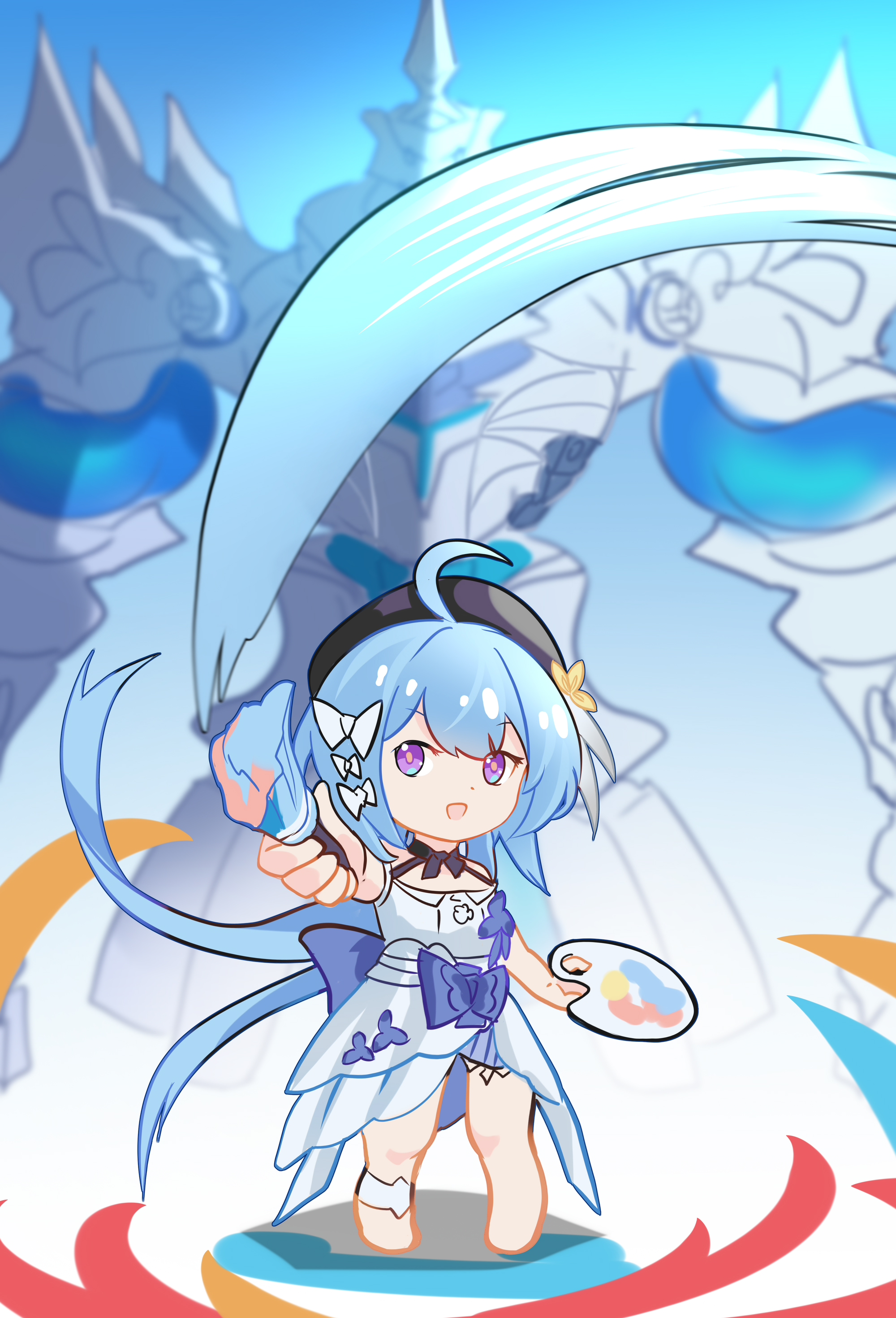 画笔，臣服于我（Q版）