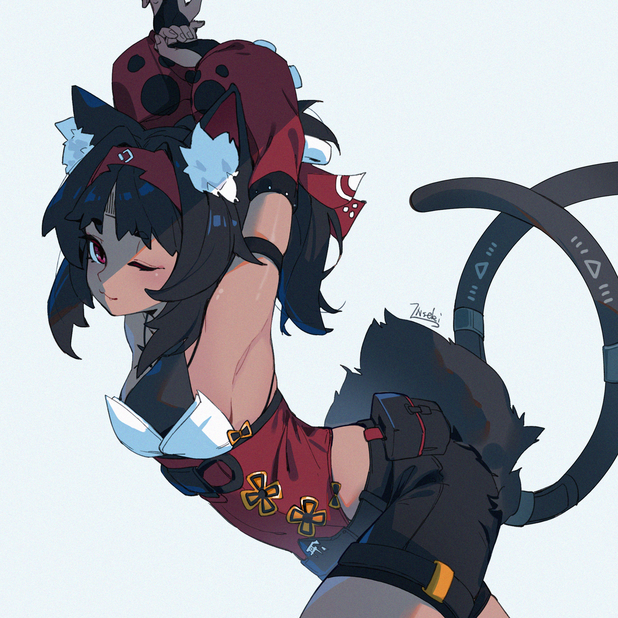 猫猫伸懒腰
