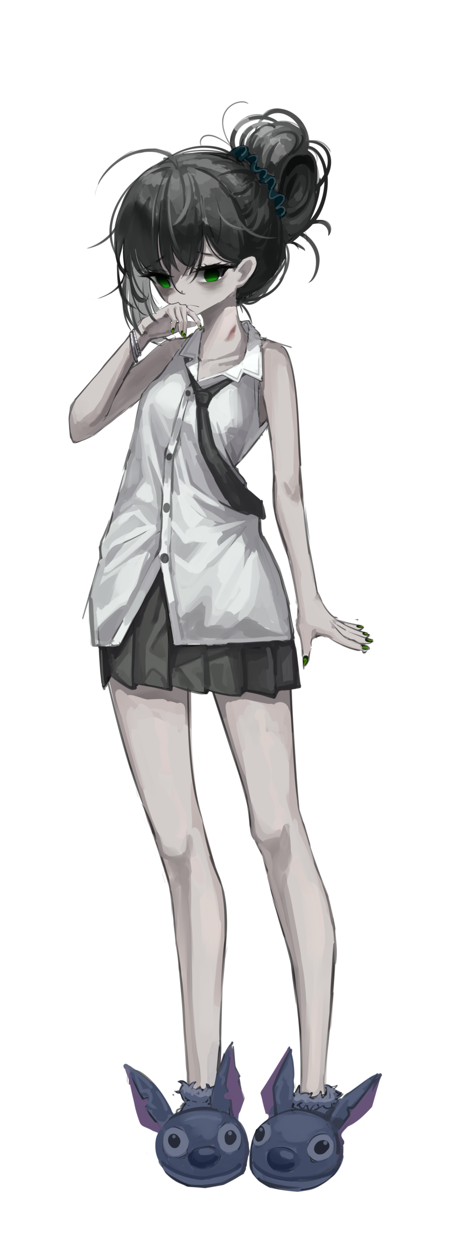 不要熬夜通宵图片插画壁纸画作