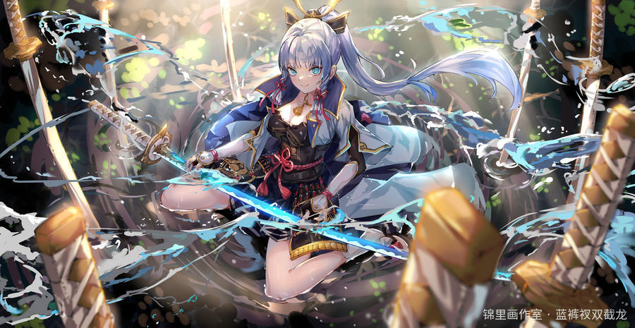 神里绫华图片插画壁纸画作