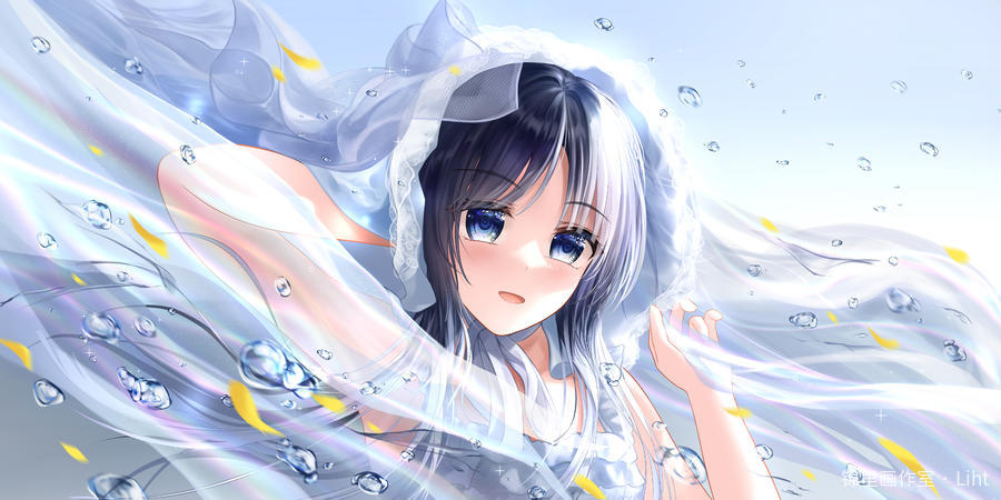 水夏图片插画壁纸画作