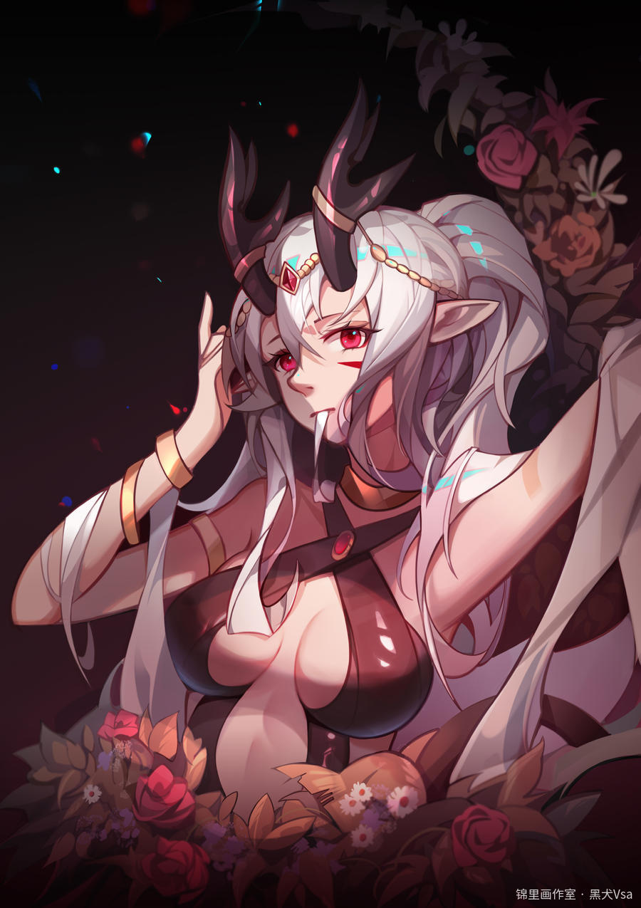 曳舞图片插画壁纸画作