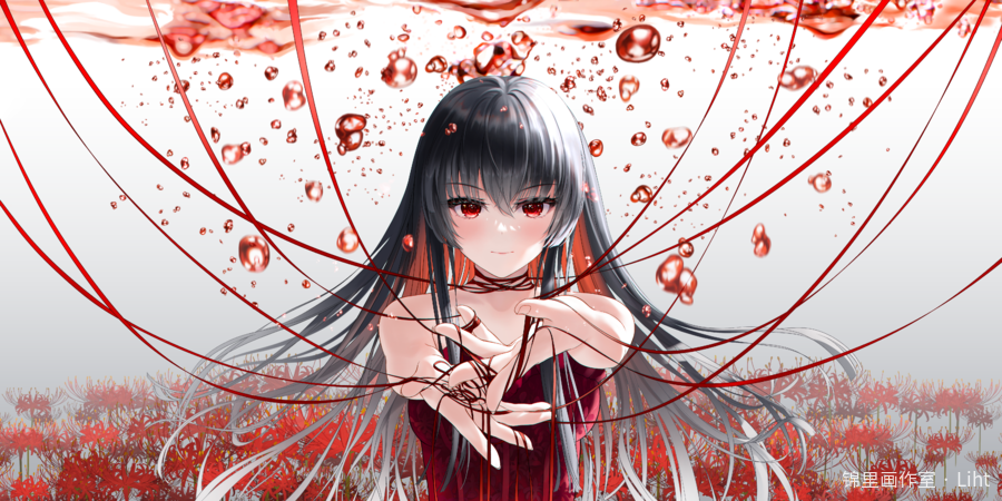 愛の沉沦图片插画壁纸画作