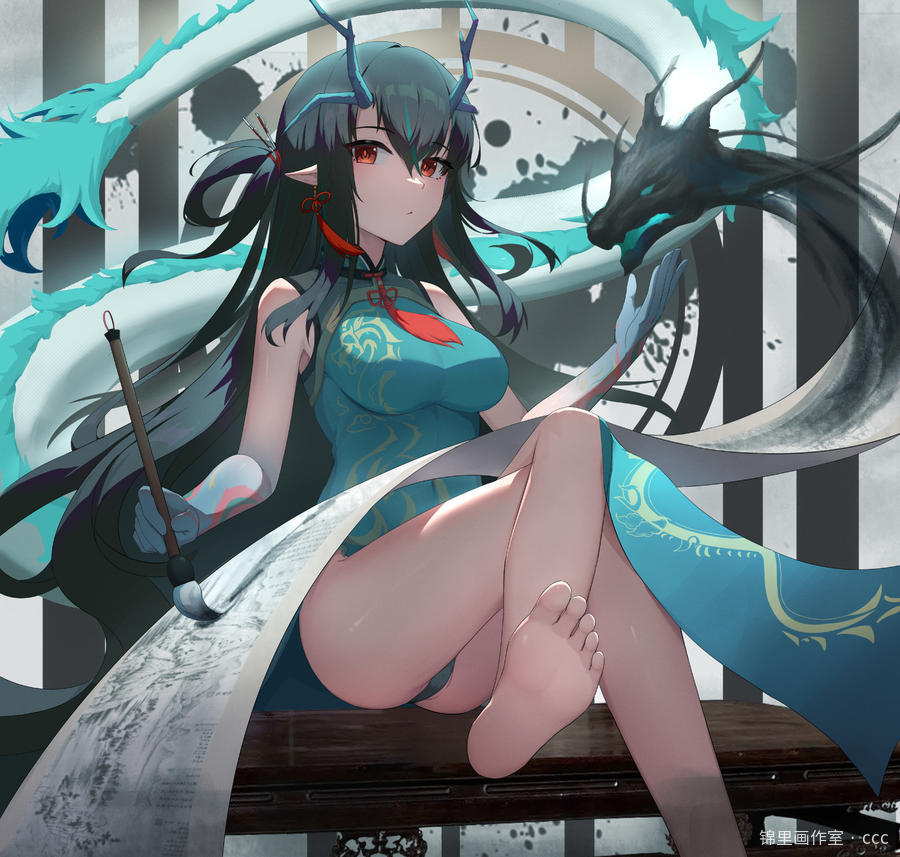 夕图片插画壁纸画作