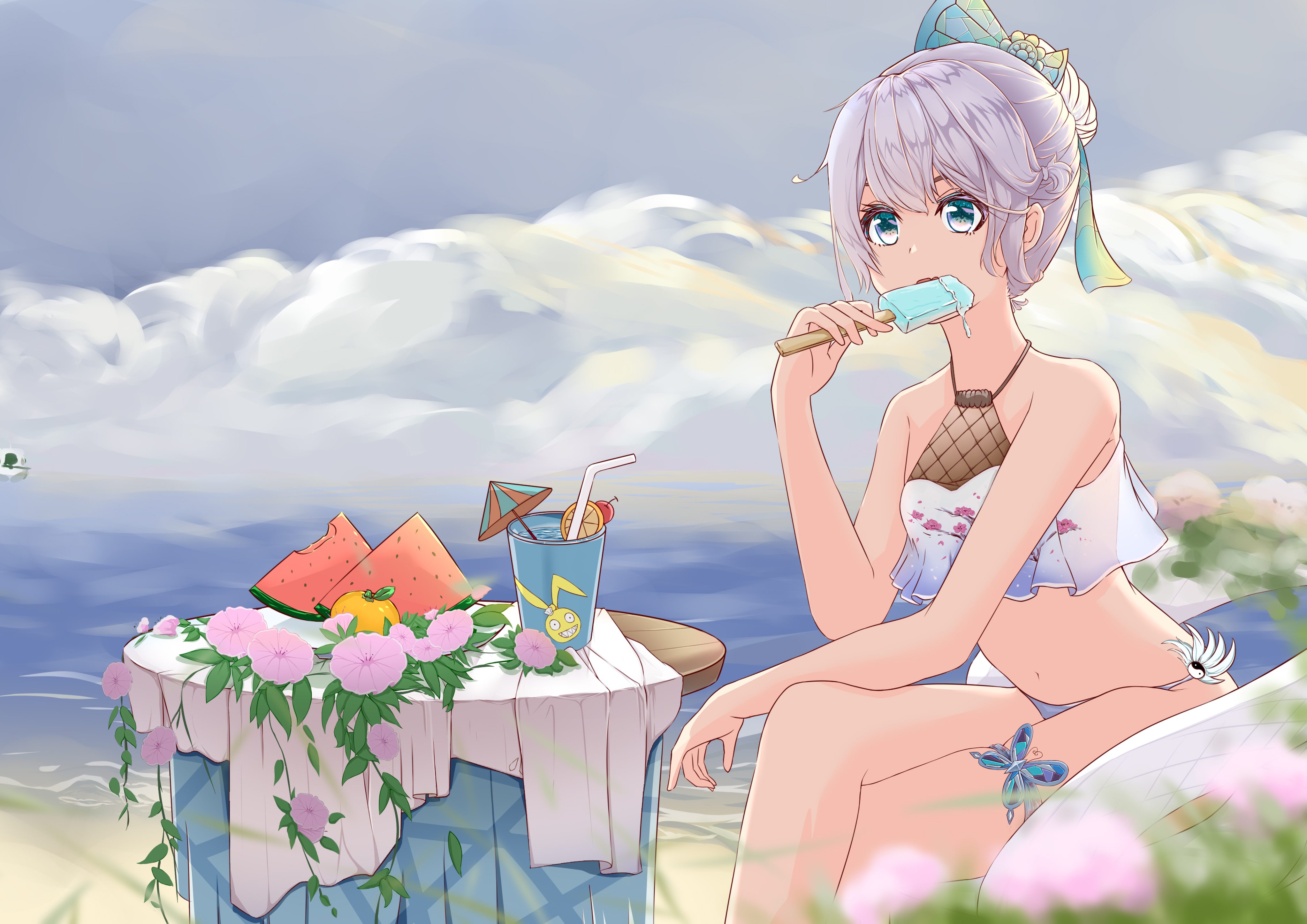 观星夏日泳装
