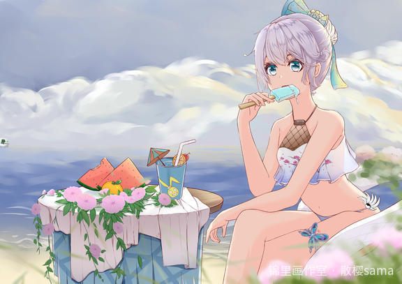观星夏日泳装