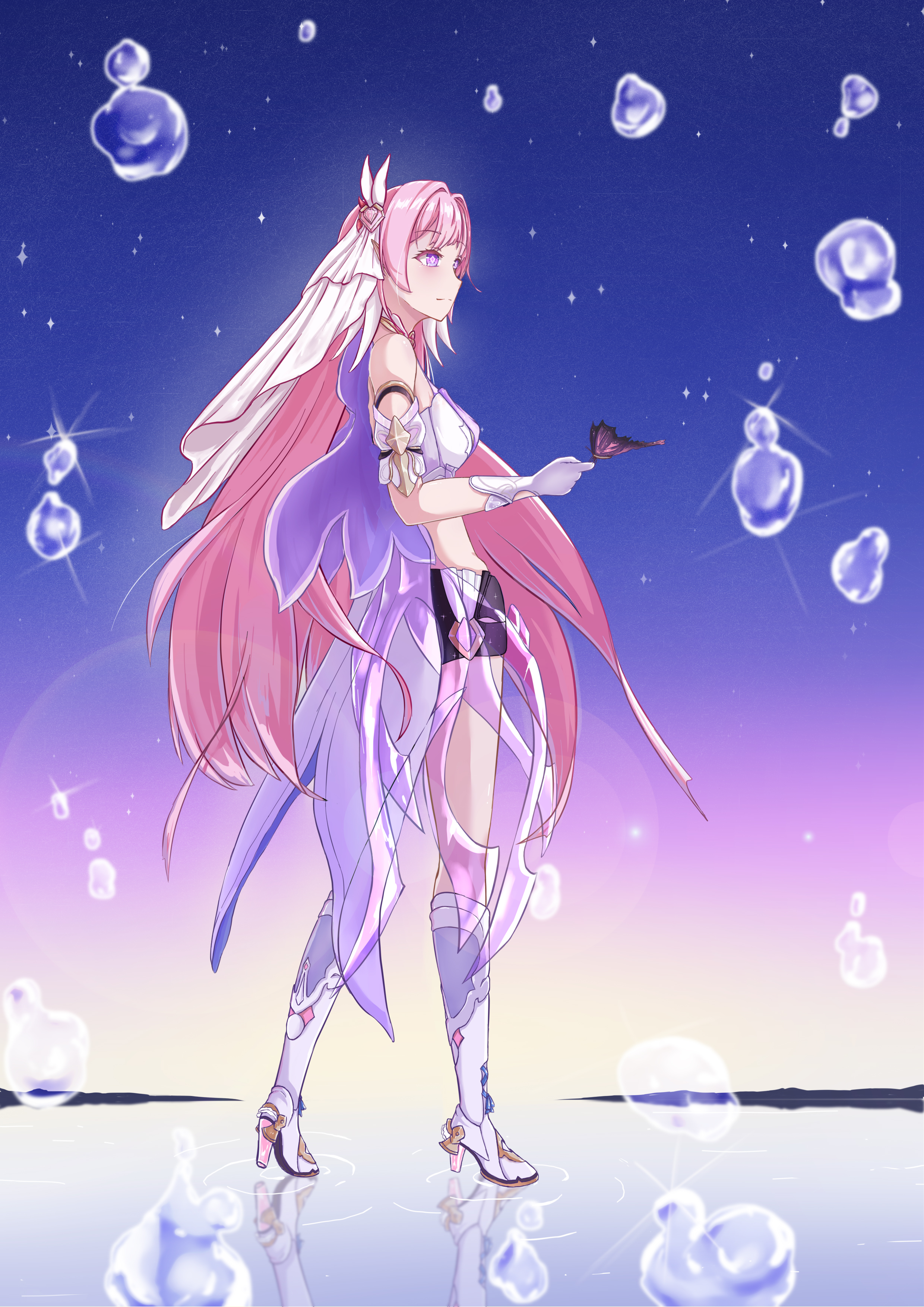 崩坏3【人之律者同人图】星月落下-爱莉希雅