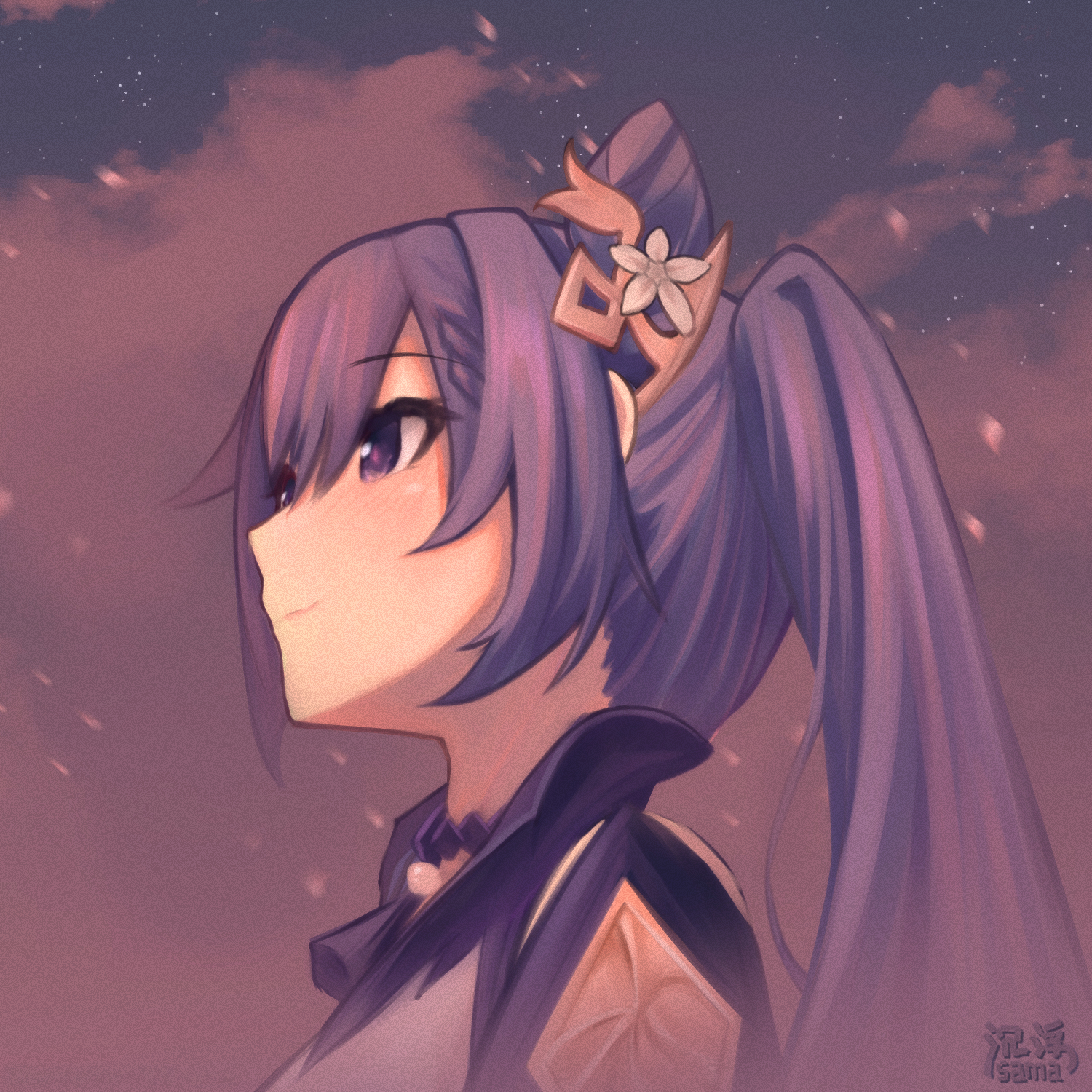 【原神】刻晴唯美头像