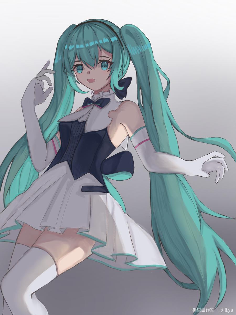 miku图片插画壁纸画作