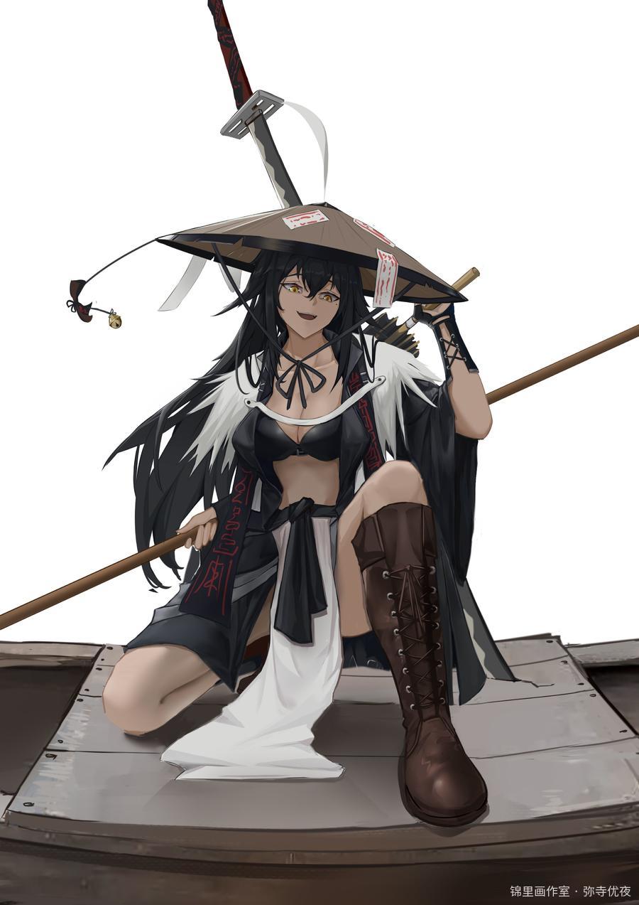 三女儿（表面是个船夫）图片插画壁纸画作