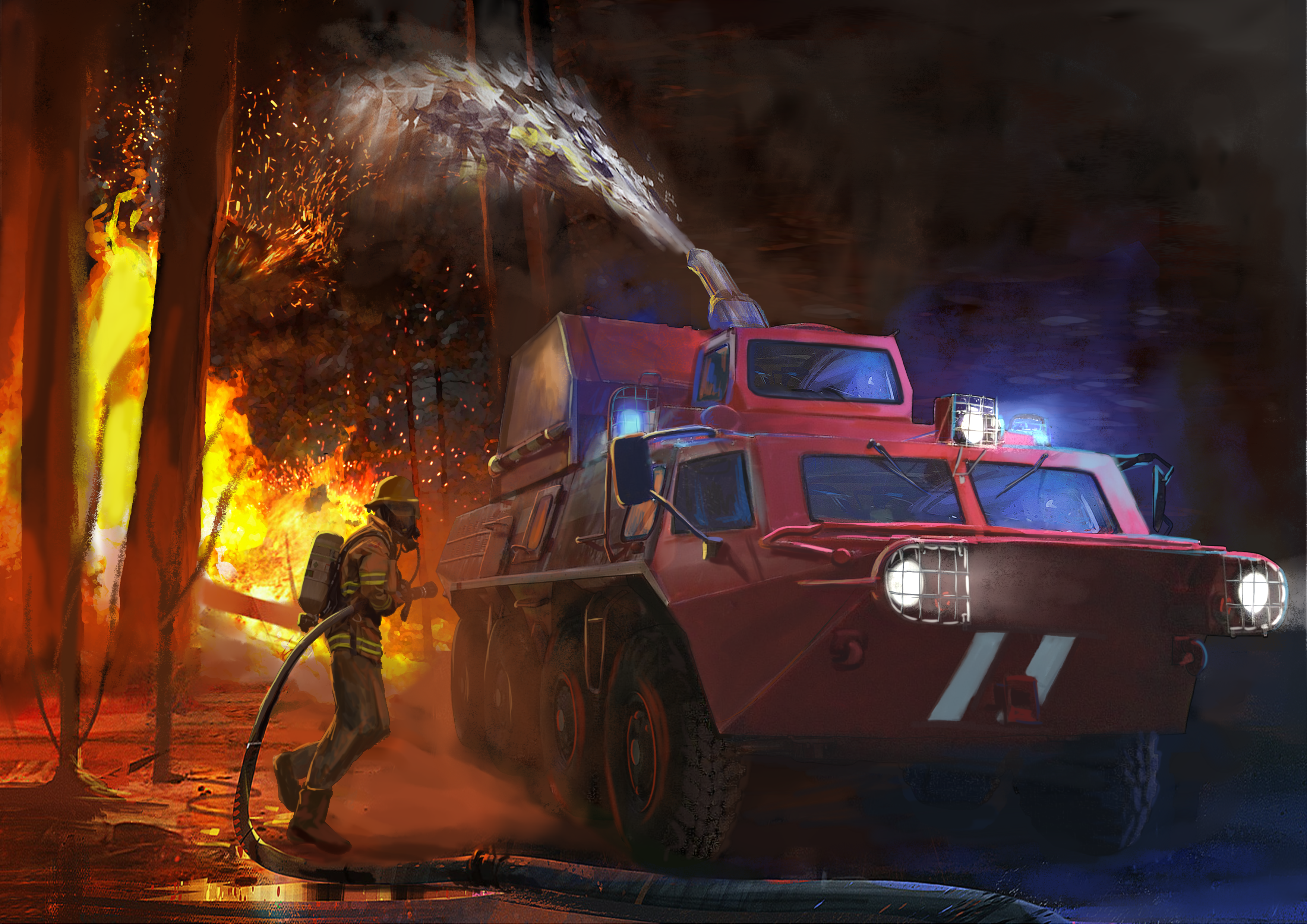 嘎斯ASh-40（59402）特种消防车