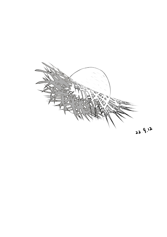 新学的帽子画法，还不错
