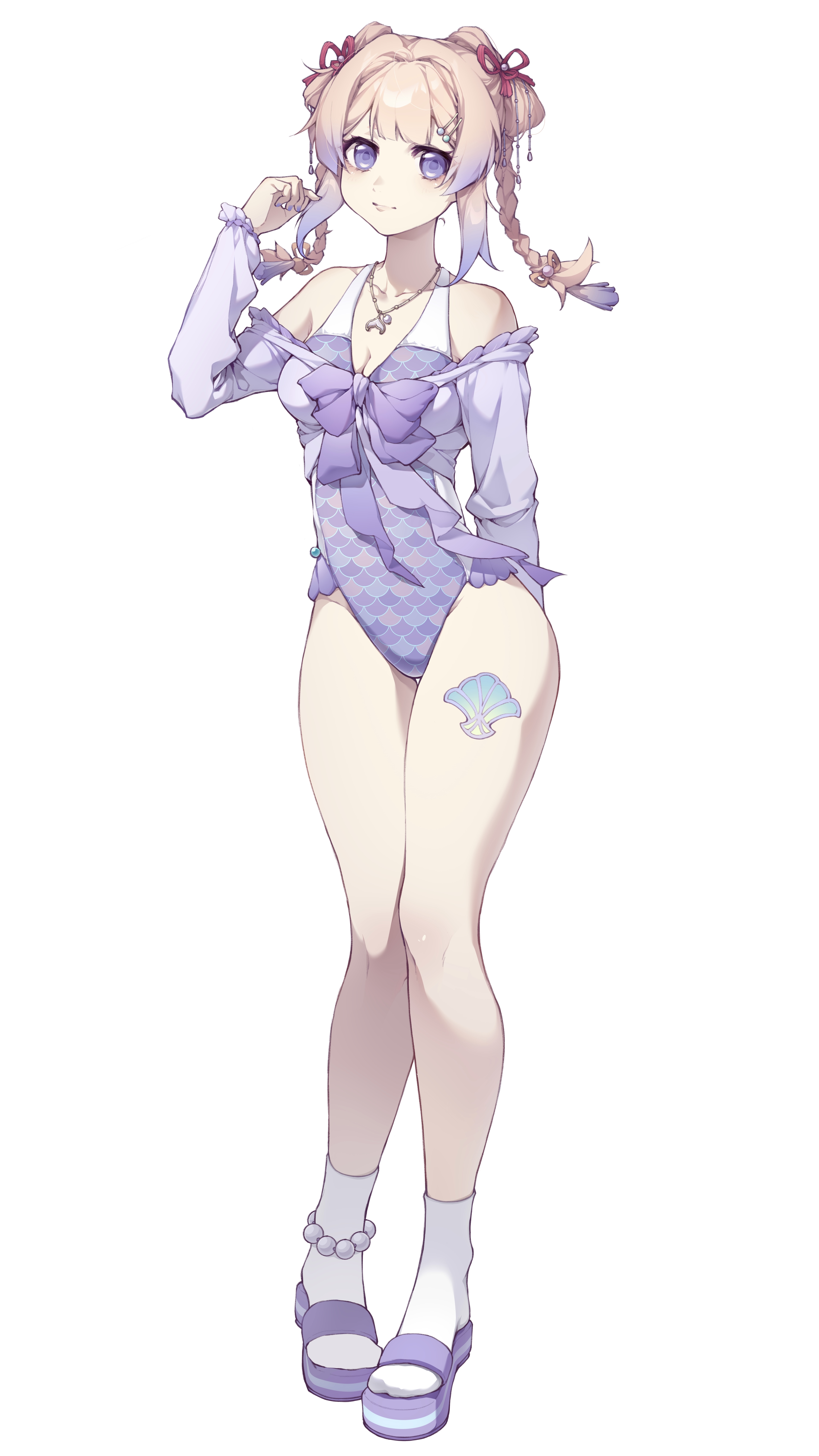 泳装心海