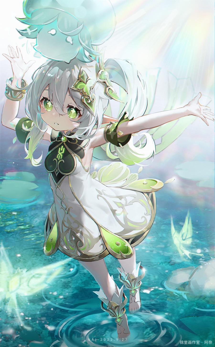 小草神捏图片插画壁纸画作