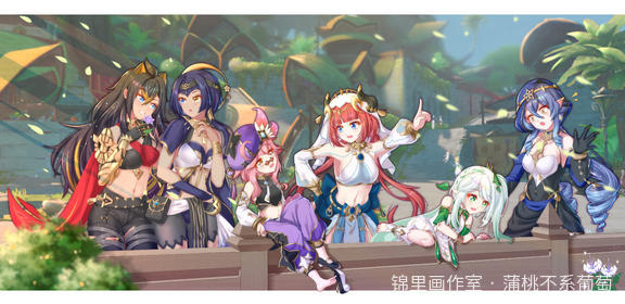 原神二周年贺图