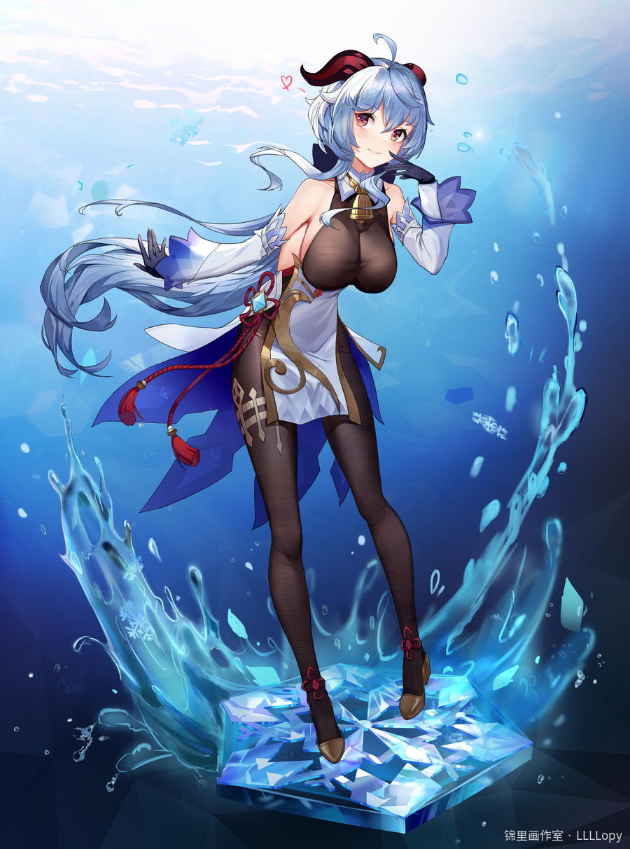甘雨   我的神~图片插画壁纸画作