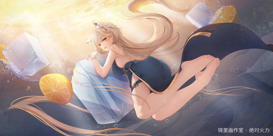 漂浮图片插画壁纸画作