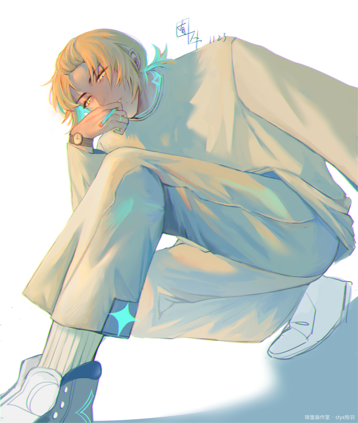 Rainy Blue