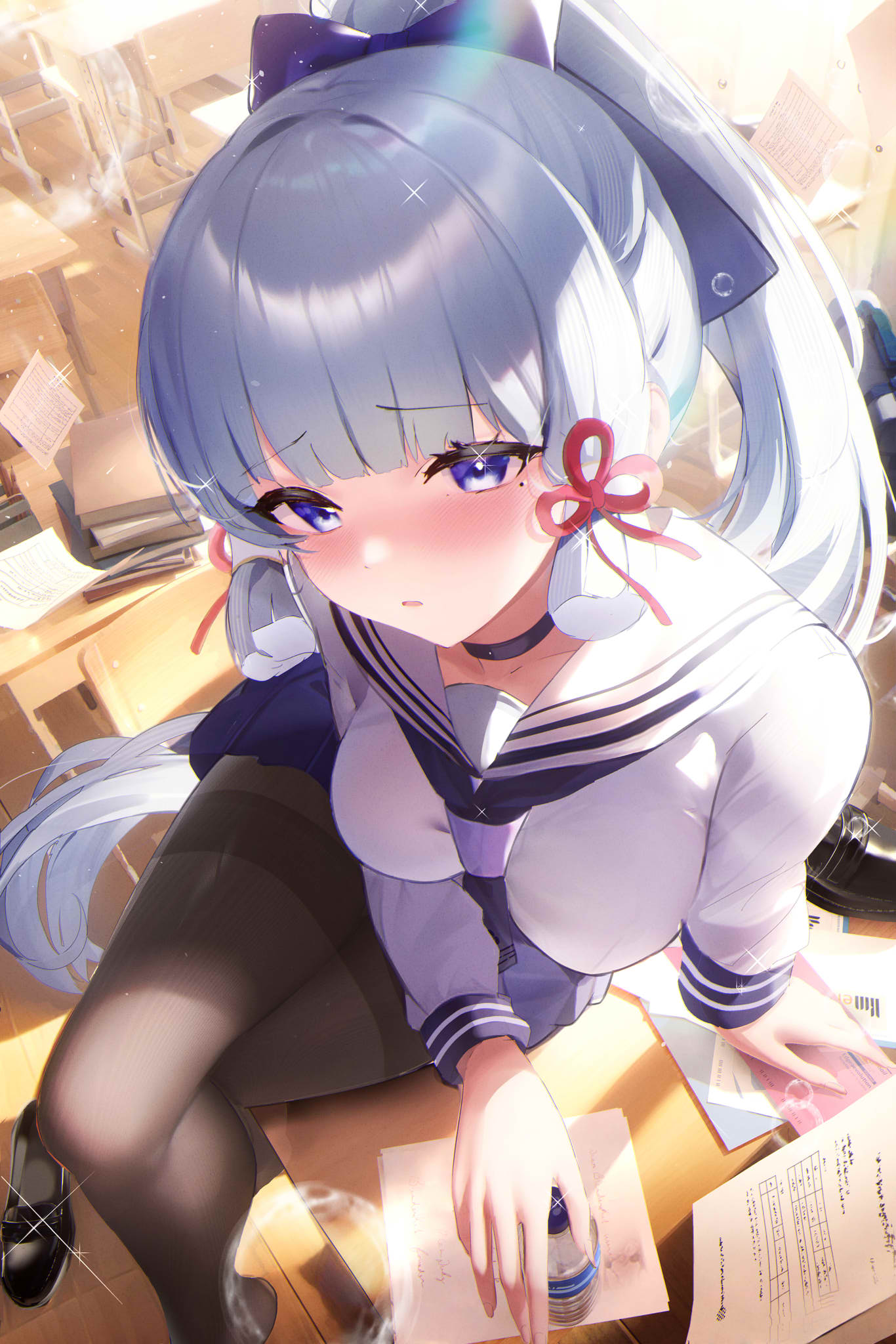 神里绫华学生服3