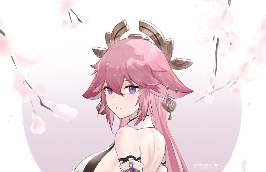 八重神子图片插画壁纸画作