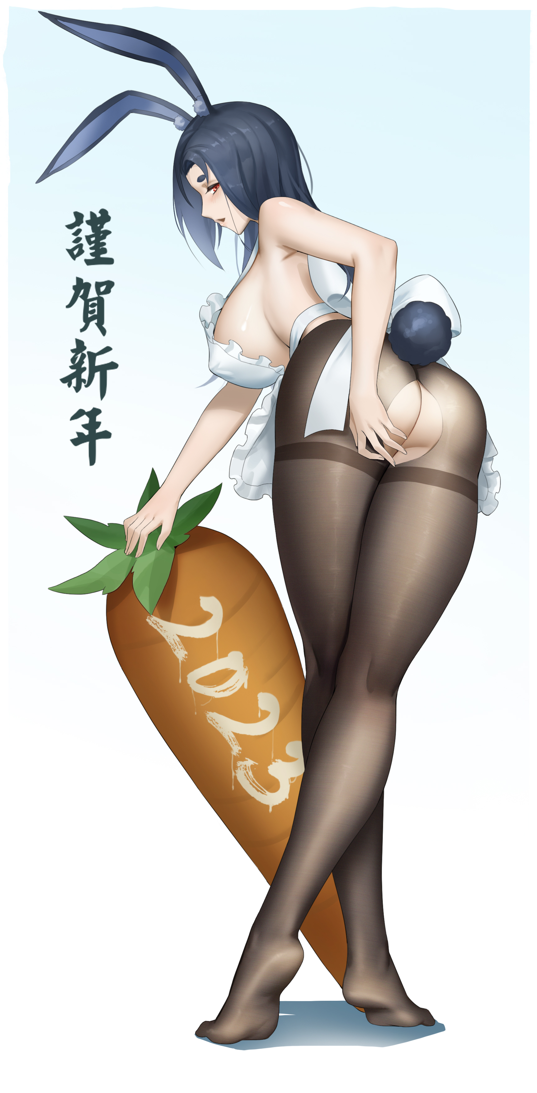 提前祝贺兔年！