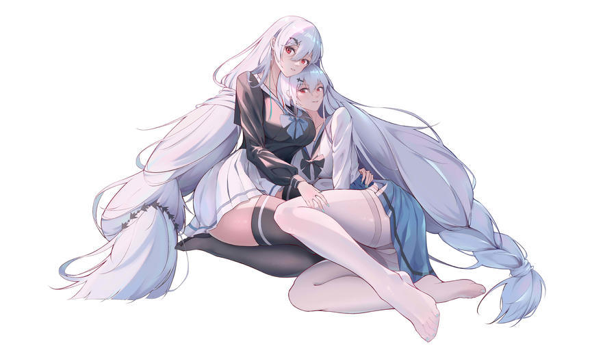 深海恋人图片插画壁纸画作