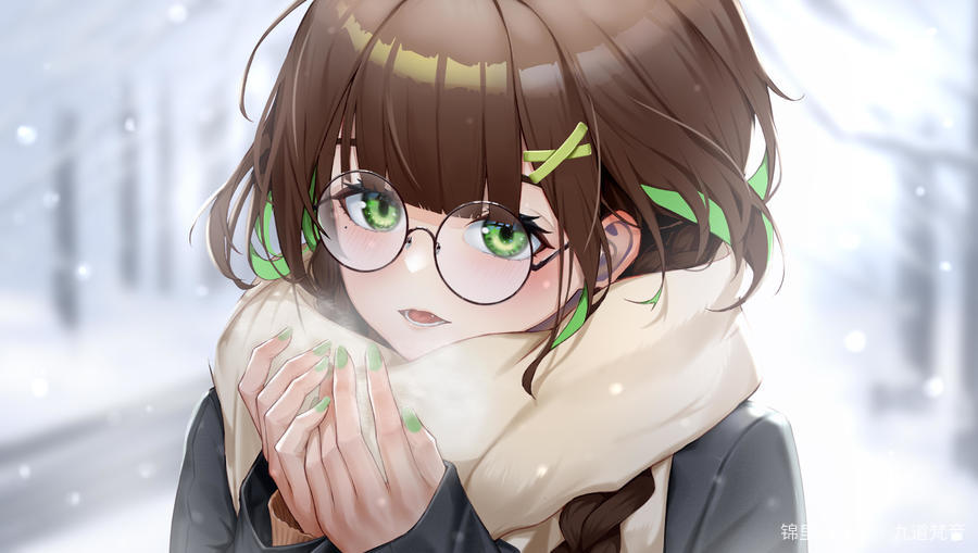 呵~真是的，打起精神来呀图片插画壁纸画作