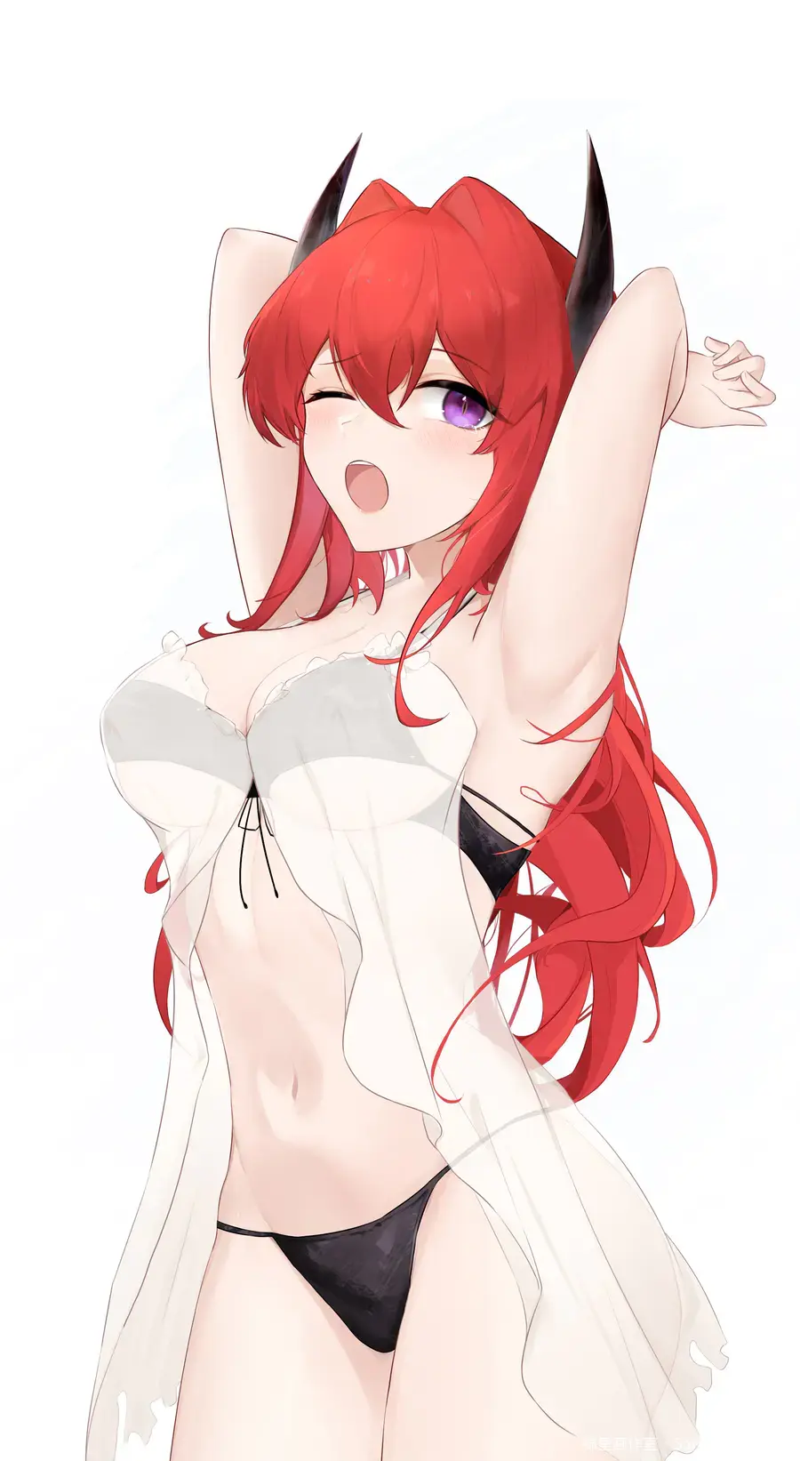 伸懒腰